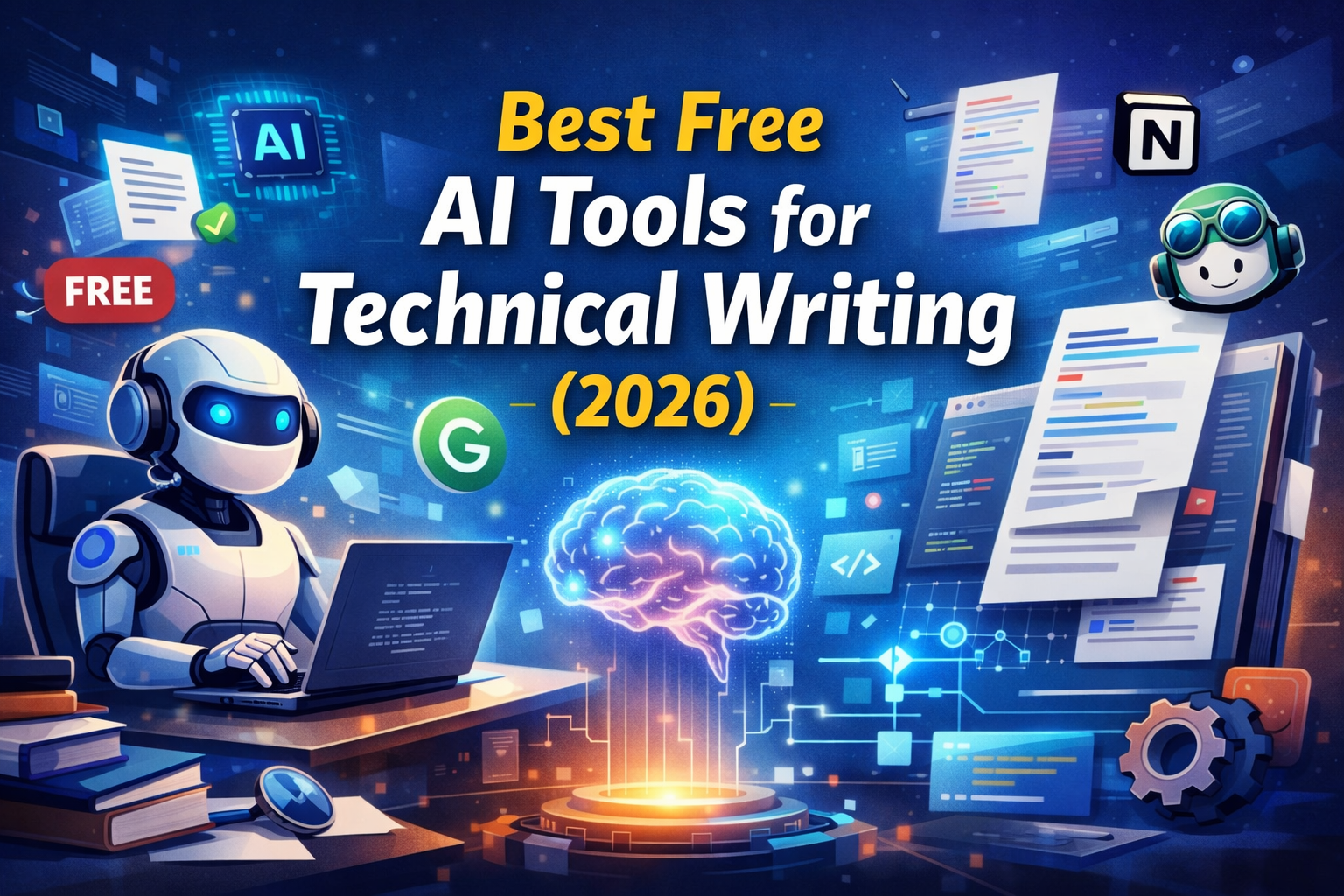 Best free AI tools for technical writing