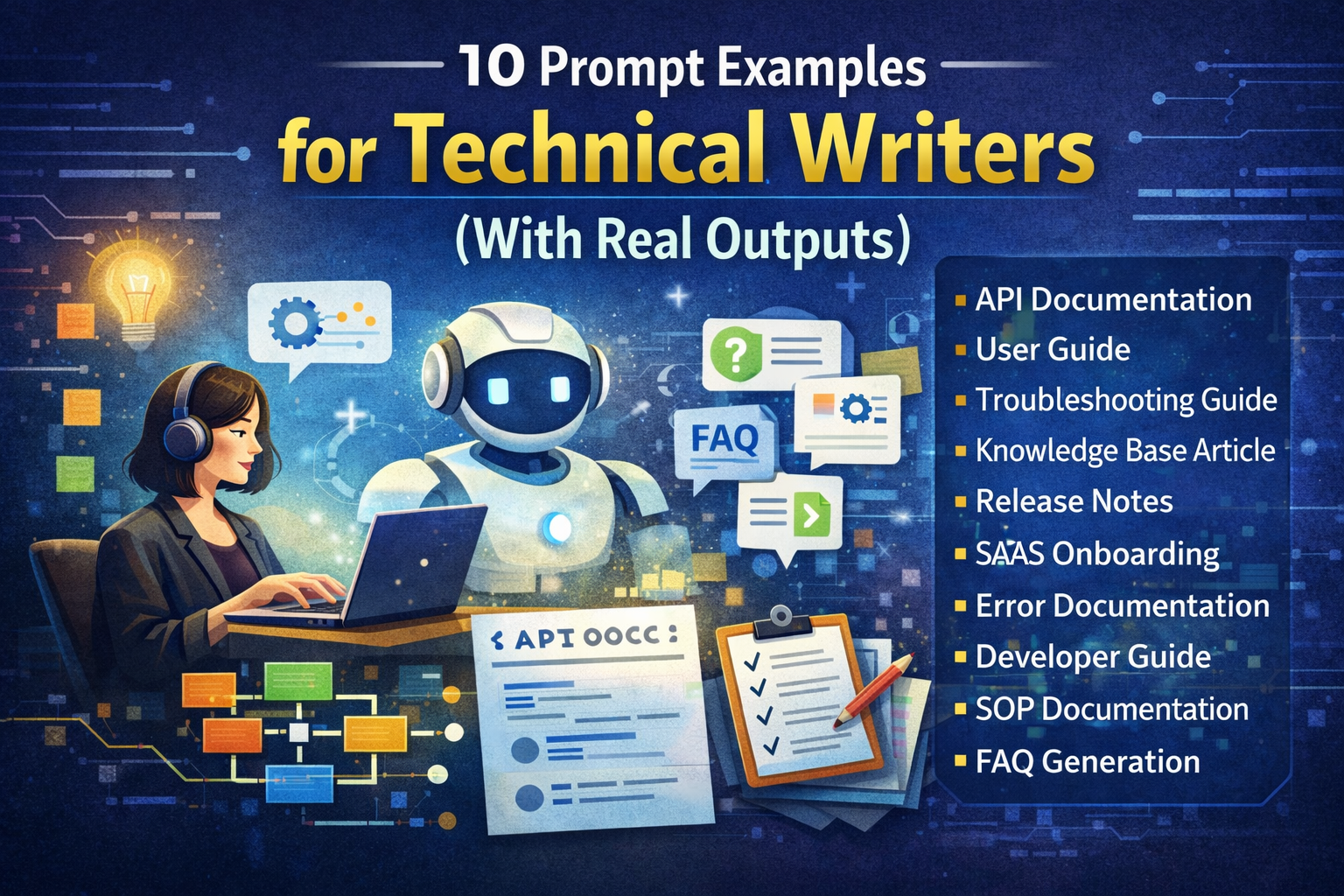 10 prompt examples for technical writers